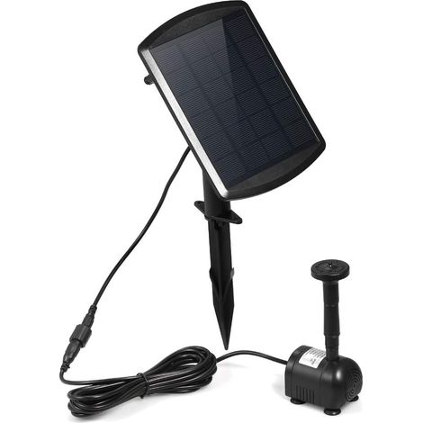 Bomba de agua solar sin escobillas - Tipo para baja luminosidad con soporte