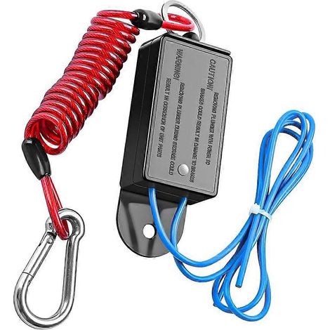 Sicherheitsschalter für Anhänger, 1,2 m Spiralkabel mit elektrischer Bremse, elektrischer Sicherheitsschalter für Wohnmobile - SFYGV (1/5)