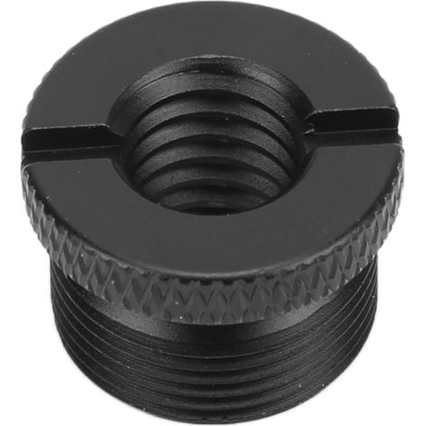 Adaptateur De Vis - 3/8 Pouces Femelle À 5/8 Pouces Mâle - Pour Support Microphone - Aluminium - 1 Pièce