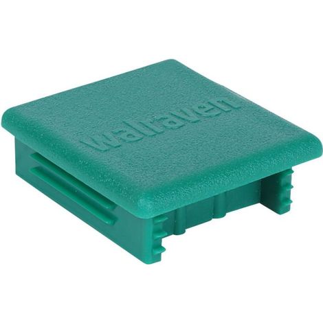 Walraven Strut Schienenendstopfen 6566041 für Strut 41x41, Polyethylen, grün