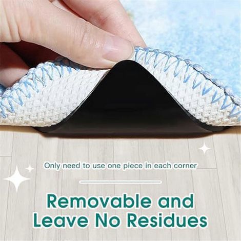 Double Sided Rug Pad for Hardwood Floors, Rug Anti- Grips-- (1/5)