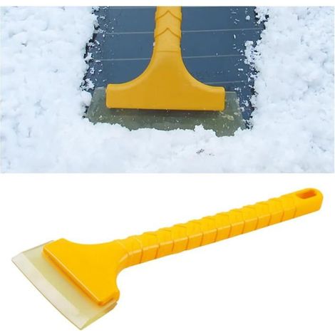Griffoirs Glace Long Manche Voiture, Grattoir Pare-Brise Raclette Neige Glace Anti Givre Vitre Voiture, Grattoir Pare-Brise Voiture (1/5)