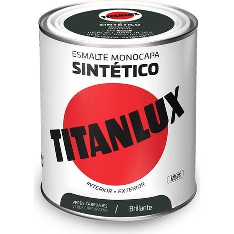 Carrozze Verde Lucido Smalto Sintetico Monostrato 750ml Titanlux