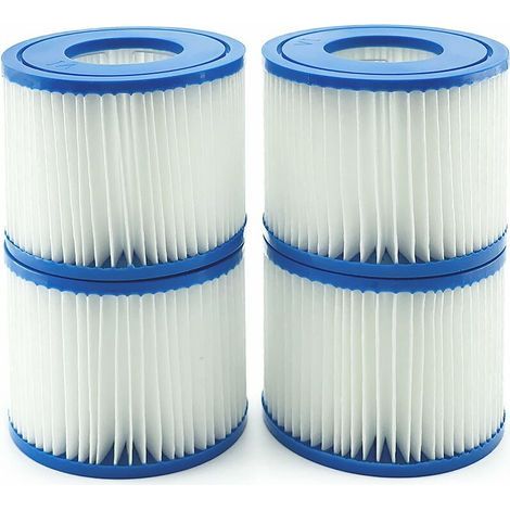 Éléments de filtre VI pour Bestway Lay-Z-Spa, éléments de rechange BW58323 pour Bestway 58239 (4 pièces) (1/4)