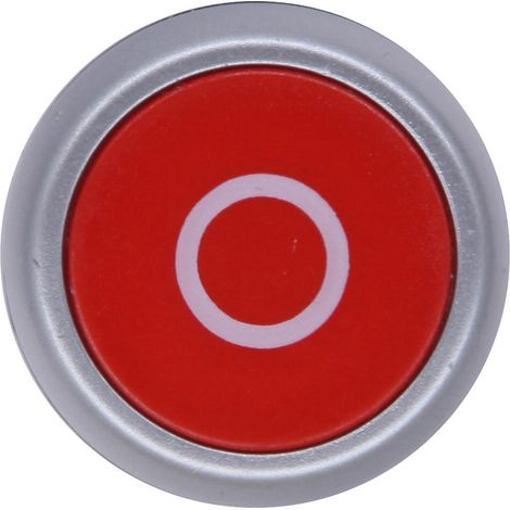 Tête de bouton-poussoir RS PRO Rouge, Retour par ressort, Ø découpe 22mm ( Prix pour 1 )