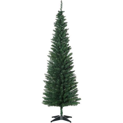 Árbol de Navidad artificial, con soporte incluido, 1,8 m de altura, verde (1/5)