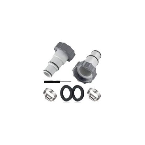 Poolschlauchadapter-Set, Intex Pooladapter A, Ersatzschlauchadapter für Pumpen, Intex Pooladapter, Intex Poolschlauchadapter – Crezuo