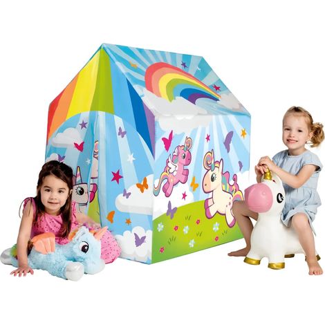 Tenda da Gioco per Bambini Casetta Unicorno per Cameretta da Interno