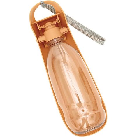 1 Gourde Pliable 135°,Gourde Chien Anti-Fuite 550ml,PET Alimentaire,Chien Chat,Voyage Promenade (1/5)