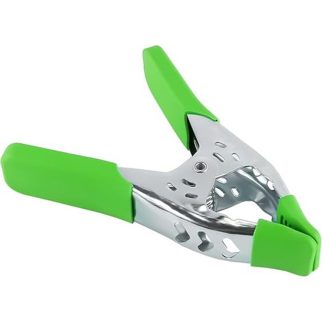 Lot de 5 pinces à ressort en métal robustes de 155 mm, ouverture de mâchoire de 60 mm pour bâche de camping, travail du bois (1/5)