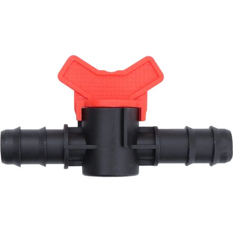 miniválvula, válvula acanalada, manguera externa de 20 mm, conexión PE, bomba para estanque (1/5)