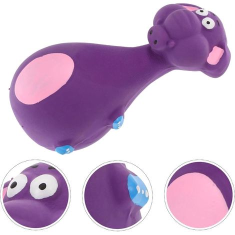 Jouet pour chien en latex qui couine, jouet interactif pour le nettoyage des dents et le divertissement des chiens et des chiots (1/5)