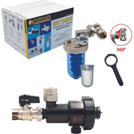 Kit économiseur de chaudière avec dosafer 360° kit dedo 4 dustymag unité de dosage rotative composée de:060603+066018