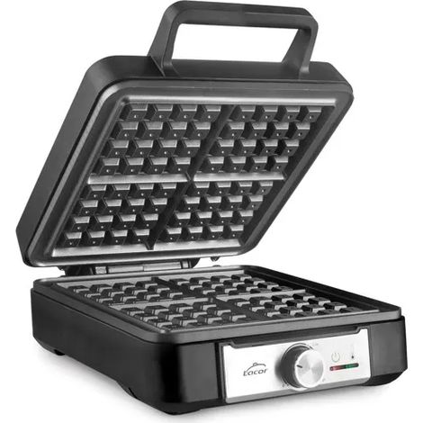 Piastra per waffle Lacor compatta superficie antiaderente
