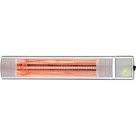 Riscaldatore alogeno a parete o a soffitto 2000W PURLINE HEATY EX2000 RC
