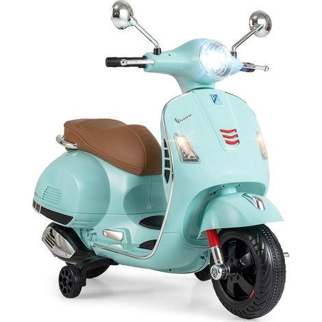 Elektrisches Kindermotorrad mit LED-Beleuchtung, Grün