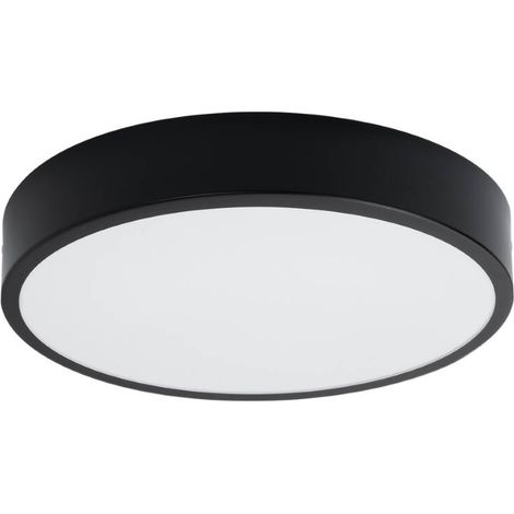 Moderne runde Deckenleuchte, schwarz, Ø40, ONYX LED, 23 W, SL.1244, Sollux Lighting