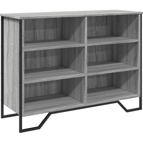 Credenza buffet cassettiera mobile contenitore organizer cucina soggiorno salonsonoma 101 x 35,5 x 74,5 cm pannelli compositi grigio 020036264