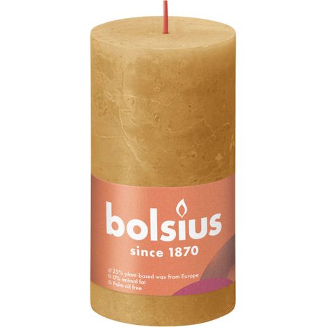 Bolsius Kaars 13x6,8 cm Miel Rustiek