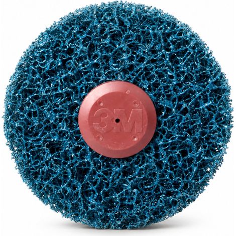 Disque abrasif Scotch-Brite Roloc 3M 75 mm grain gros bleu CG ZS B61167 (1/2)