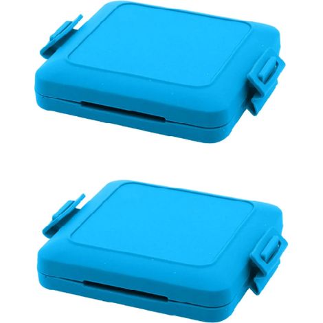 Lot de 2 appareils à croque-monsieur pour micro-ondes, avec couvercle, plaques antiadhésives, sangles en silicone, cuisson rapide (1/5)