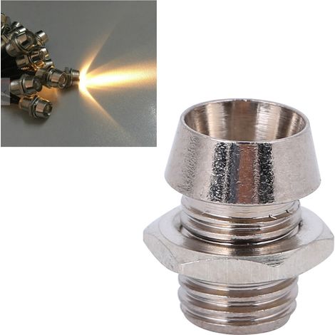 Lot de 50 douilles en cuivre pour diodes électroluminescentes (LED) de 3 mm (1/5)