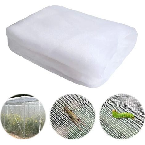 Gartennetz, Insektennetz, Garten-Gemüsenetz, Pflanzenschutznetz, feinmaschiges Insektenschutznetz, Blumenschutznetz, Draht (1/4)