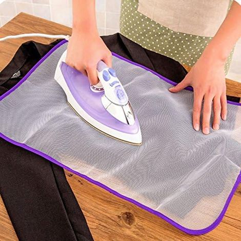 Filet De Repassage - 2 Pièces - Maille Transparente - Protection Thermique - Pour Tous Tissus - 40 x 60 cm (1/5)