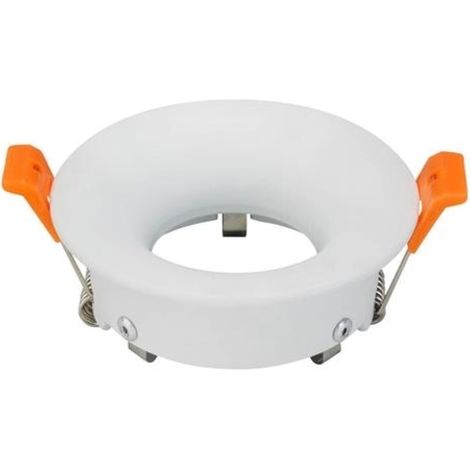 Support spot rond blanc fixe GUI0/MR16 IP20 (1/2)
