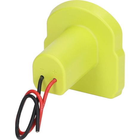 Adaptateur secteur pour batterie Ryobi 18V P107 : connexion robuste, installation facile et protection anticorrosion (1/5)