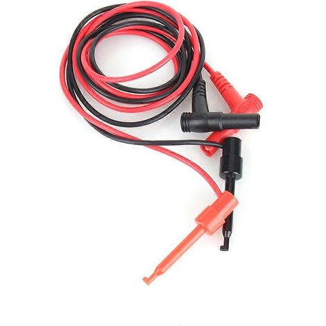 Paar Bananenstecker zum Testen von Hakenklemmen-Prüfspitzenkabeln für Multimeter
