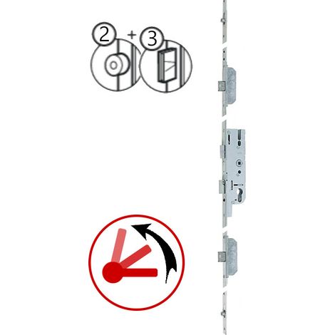 Crémone à larder EUROPA 40/70 MR/R 2 galets carré de 7mm têtère 16mm longueur 2150mm - FERCO - 6-33176-01-0-1 (1/2)