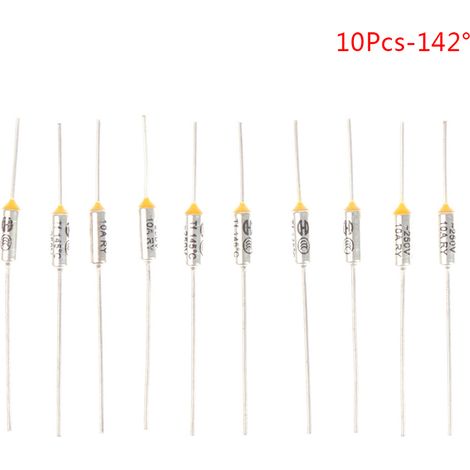 10 pièces anneau thermique en métal 10A 15A 250V température 142° 150° 172 (1/5)