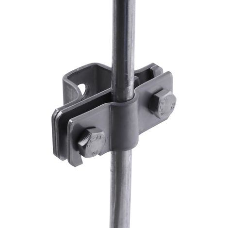 HausHeld Runddraht-Halter V4A Edelstahl 50x20 mm mit Schrauben (1/5)