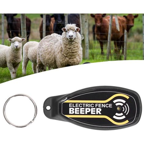 Détecteur de Fence Électrique Portatif avec Beeper, Bouton On/Off et Lumière - 8cm, ABS, pour Fermes et Jardins (1/5)