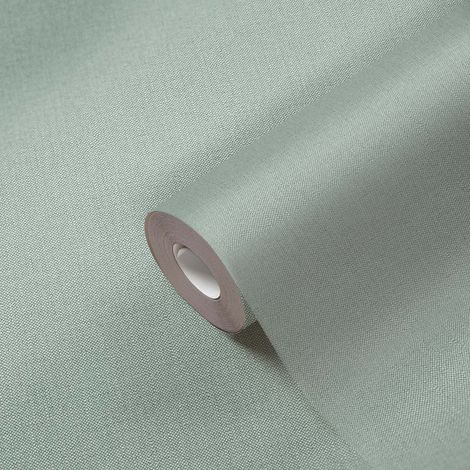 Papier peint Uni Vert Pure Elegance A.S. Création (1/4)