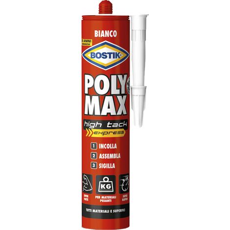 Bostik poly max colla di montagigio e sigillante universale 425 gr d6118