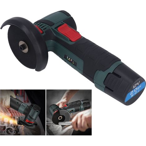 Meuleuse d'angle électrique rechargeable, nettoyeur de joints de carrelage, mini meuleuse d'angle (norme européenne 100-240 V) (1/5)