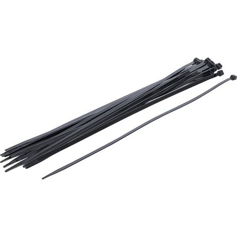 Assortiment de Colliers Noir 7,6 x 500 mm - Lot de 20 pcs - Fixation Pratique et Résistante - D-Work (1/5)
