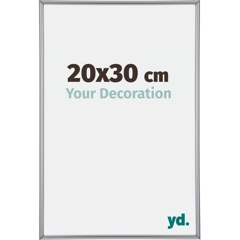 yd. - Cadre photo 20x30 - Argent Brillant - Plastique - Annecy (1/5)