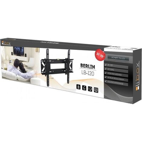 Libox LB-120 support TV 2,16 m (85) Noir (1/4)