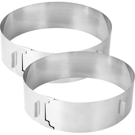 Ensemble de 2 Cercles à pâtisserie réglable Zenker Smart Pastry (1/5)