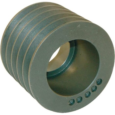 Polea para correa trapezoidal B o SPB de 5 ranuras y diámetro de 167 mm para casquillo Taperlock 2517 Kramp 160B5TL (1/2)