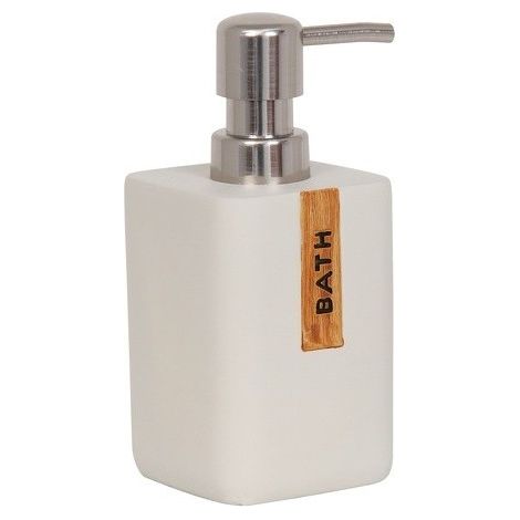 Distributeur de savon Ciment IGUACU Blanc MSV (1/3)