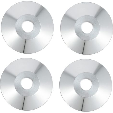 Lot de 4 Pointes de Découplage pour Haut-Parleur, Socle en Acier au Carbone Argenté, Antichoc, Antidérapant, pour Composants Audio (1/5)
