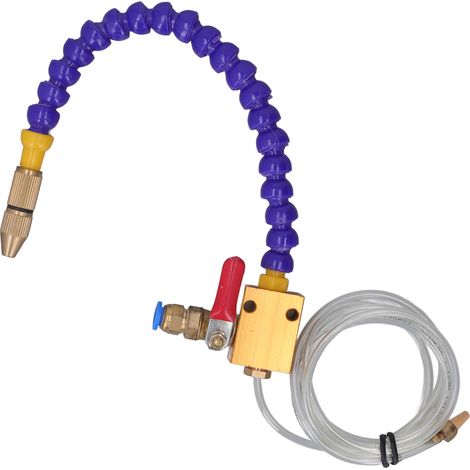 Kit de système de lubrification et de refroidissement par brumisation pour la découpe et la gravure des métaux, tuyau d'air de refroidissement pour tours CNC, fraiseuses et perceuses électriques