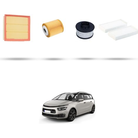 Kit tagliando 3 filtri compatibile con Citroen C4 Space Tourer 1.5 BlueHDI 96kw dal 2018 (1/5)