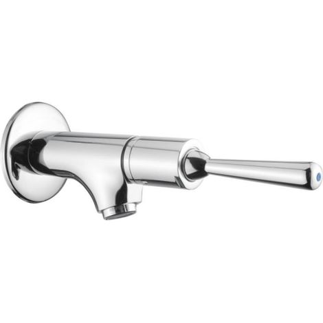 Zeitgesteuerte Wandarmatur für Waschbecken mit vandalismussicherer Hebelbetätigung – Idral Classic 08001A (1/5)