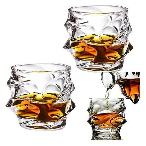 Coffret de verres à whisky en cristal japonais, verre à whisky style old-fashioned pour homme, 2 verres à bourbon à offrir, verre de dégustation (1/5)