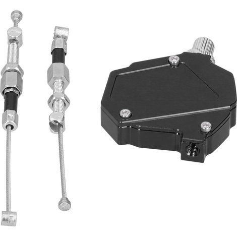 Levier de câble d'embrayage de rechange en aluminium CNC pour motos tout-terrain (noir) (1/5)